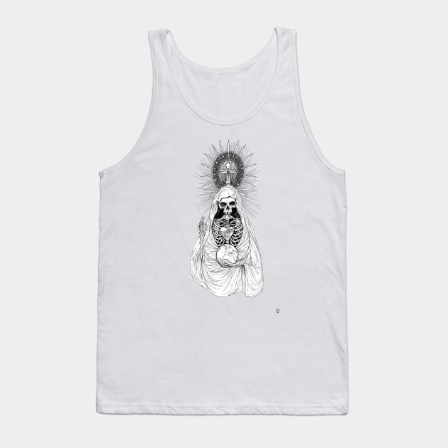 Santa Muerte Tank Top by tristan.r.rosenkreutz